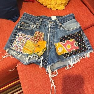 Levi’s repurposed denim shorts size 30